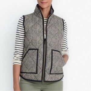J.crew black and white Vest Size Medium
